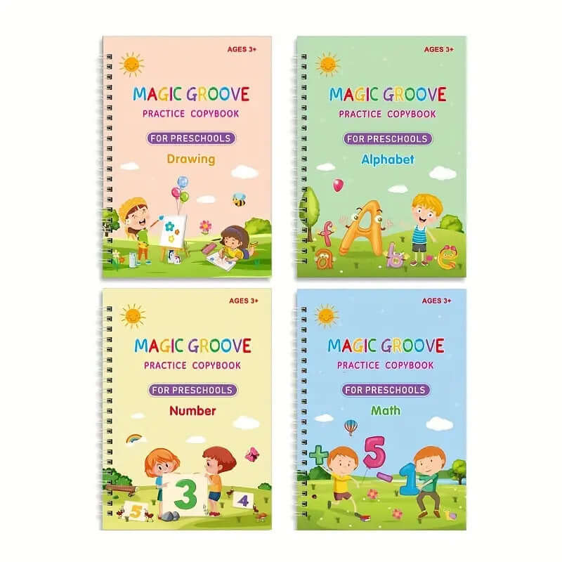 kids writing practice books/hand learning writing books for 3-6yrs old