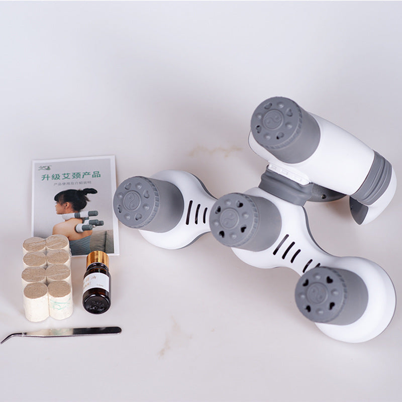 Massager Cervical Vertebra Massage| Cervical Vertebra Four Heads| Cervical Vertebra Massager