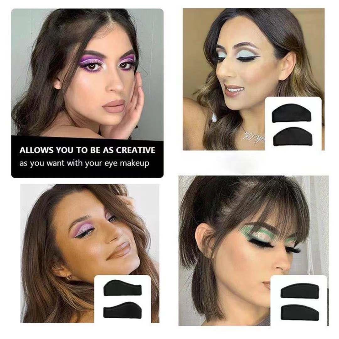 Cross-border new 6-in-1 eye shadow chapter European and American beauty gadget Crease Line portable eye shadow palette