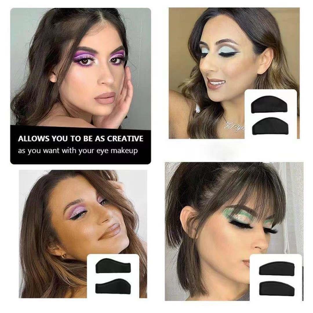 Cross-border new 6-in-1 eye shadow chapter European and American beauty gadget Crease Line portable eye shadow palette
