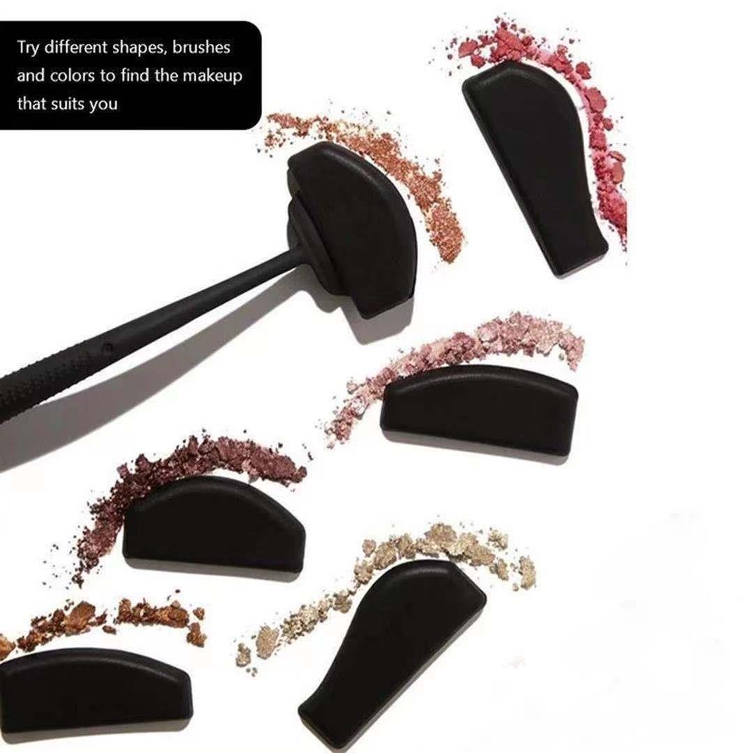 Cross-border new 6-in-1 eye shadow chapter European and American beauty gadget Crease Line portable eye shadow palette