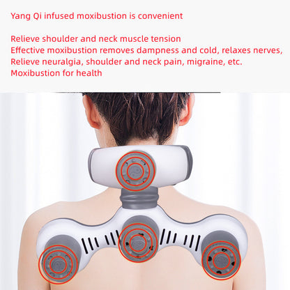 Massager Cervical Vertebra Massage| Cervical Vertebra Four Heads| Cervical Vertebra Massager